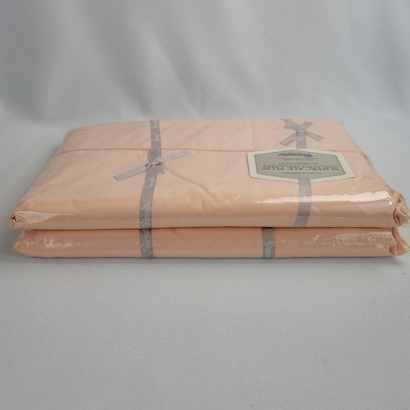 (2) Vtg Wamsutta Supercale Plus Full Flat Sheet - Picture 8 of 12